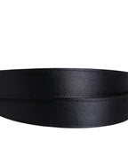 Men Black Classic Viscose Metal Buckle Belt