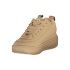 Marrone Polyurethane Women Sneaker