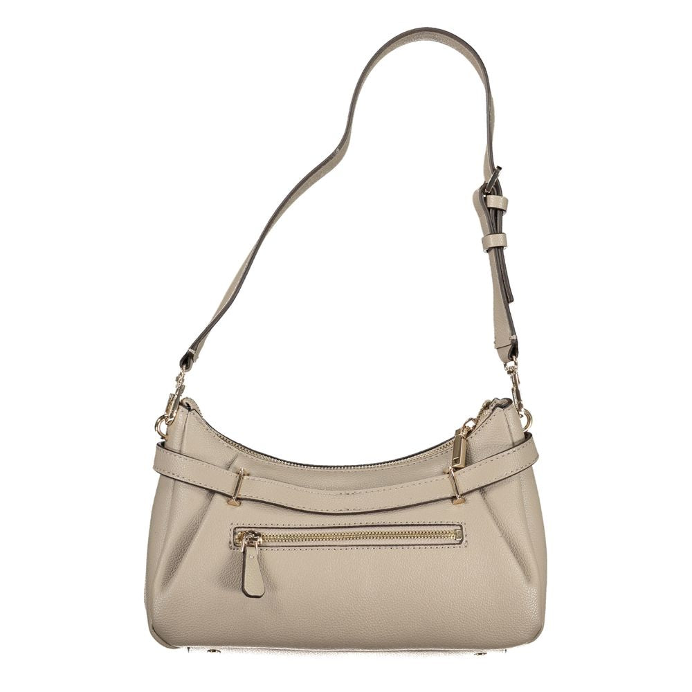 Grigio Polyurethane Women's Handbag
