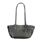 Nero Polyurethane Women Handbag