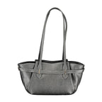 Nero Polyurethane Women Handbag