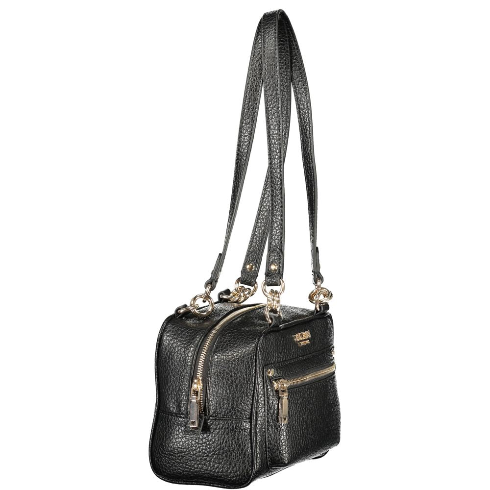 Nero Polyurethane Women Handbag