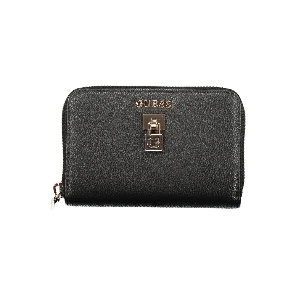 Nero Poliuretano Women Wallet