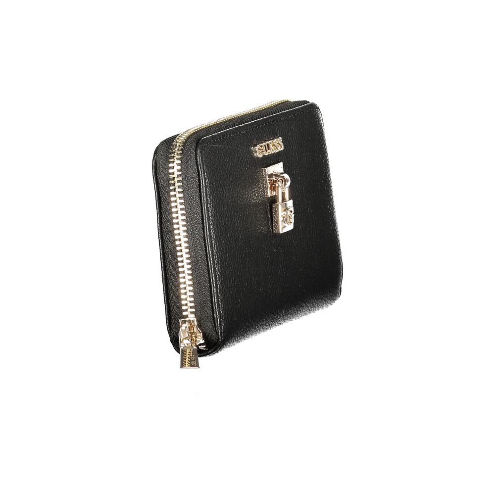 Nero Poliuretano Women Wallet