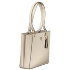 Beige Poliuretano Women Handbag