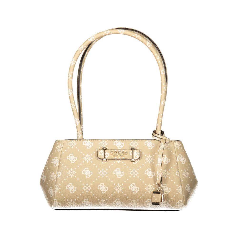 Beige Polyethylene Handbag