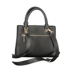 Black Polyurethane Women's Handbag