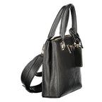 Black Polyurethane Women's Handbag