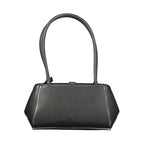 Nero Poliuretano Donna Shoulder Bag