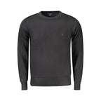 Black Viscosa Mens Sweater