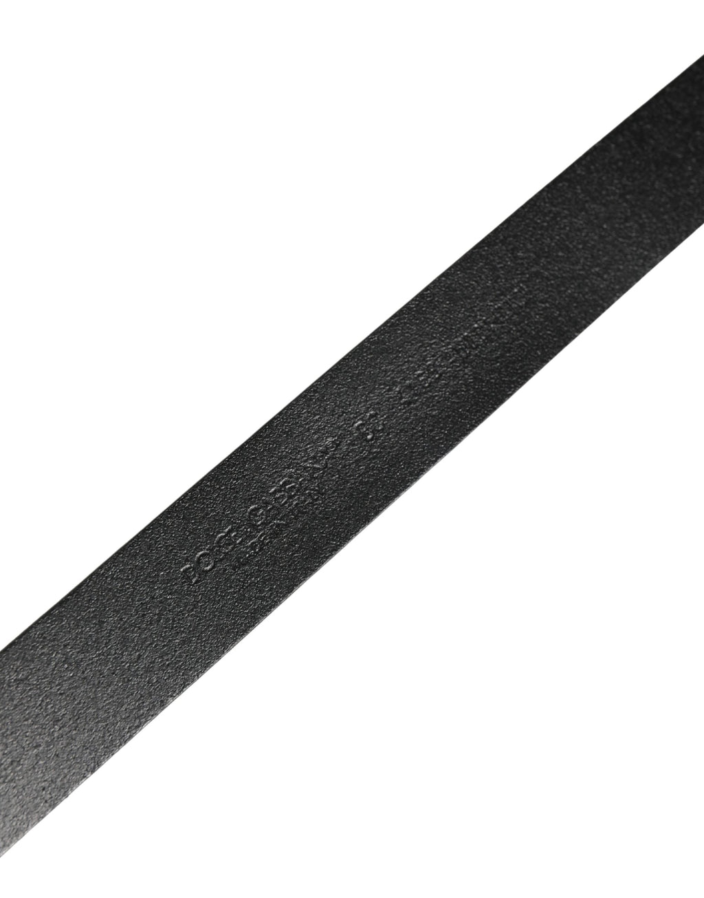 Men Black Classic Leather Logo Buckle Belt