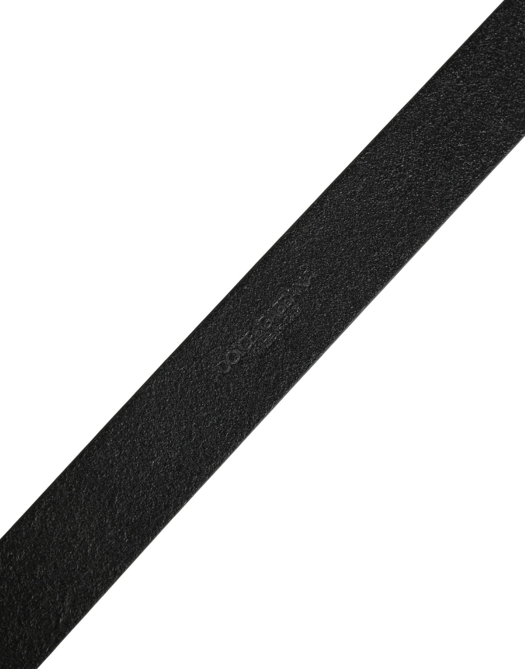 Men Black Calf Leather Metal Buckle Belt