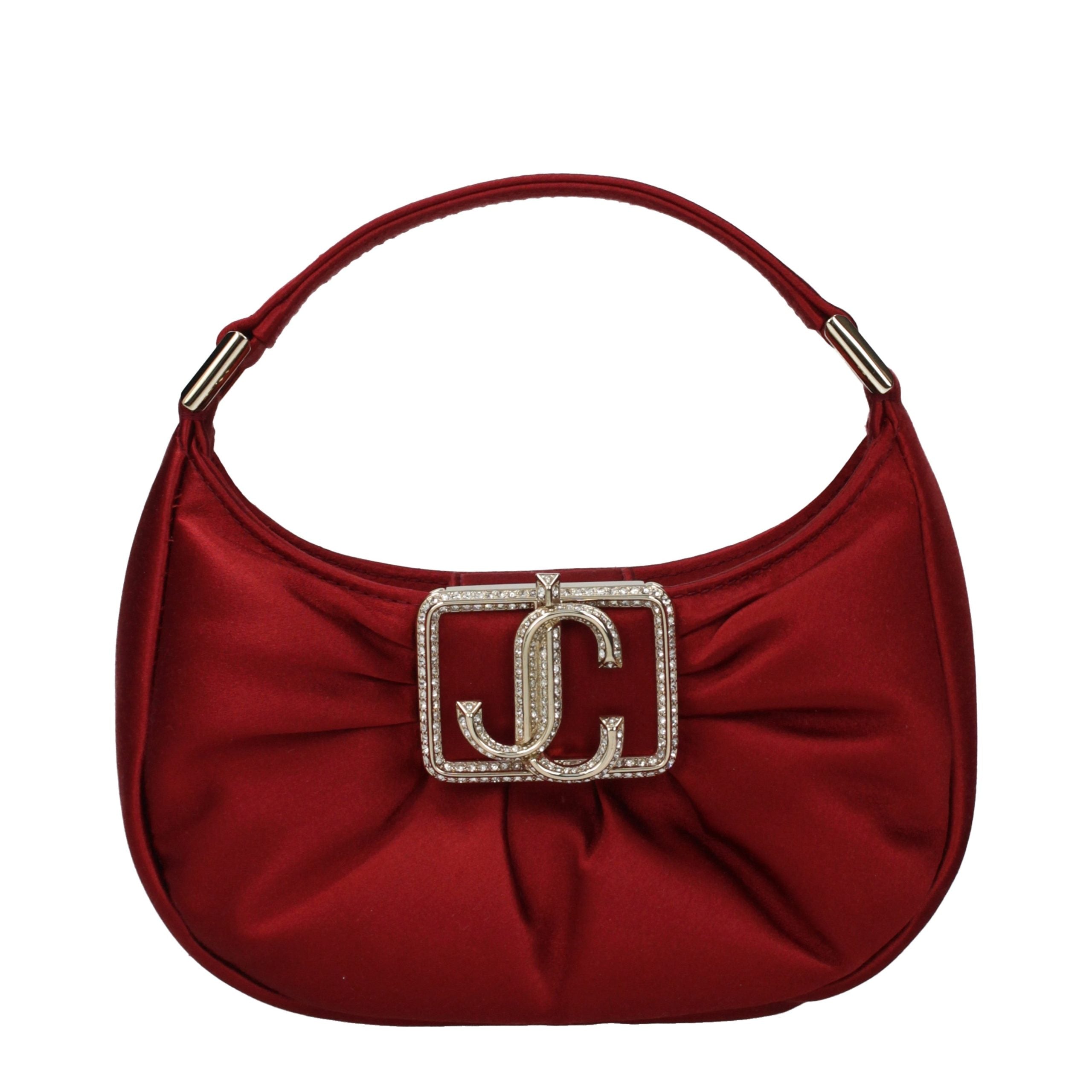 Red Satin Handbag
