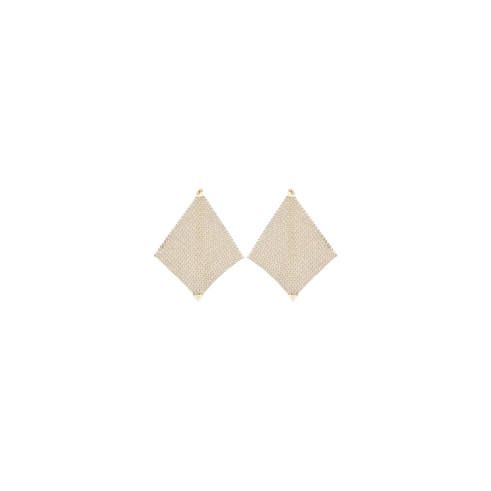 Gold Brass Earrings
