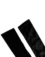 Black Viscose Satin Waist Women Cintura Belt