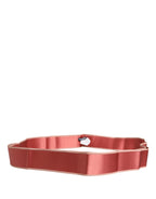 Pink Silk Satin Waist Women Cintura Belt