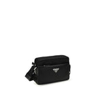 Black Recycled Polyamide Shoulder Bag