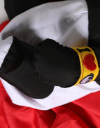 Men Red Polyester Panda Stuffed Ecobag Tote Borse Bag