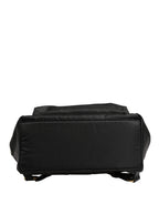 VULCANO Black Nylon #DGFAMILY Embellished Backpack Bag