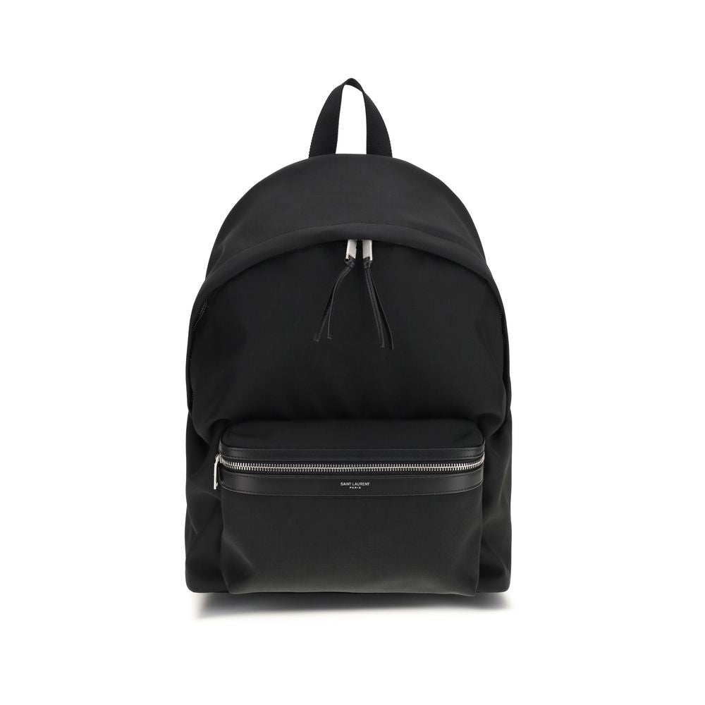 Black Fabric Backpack