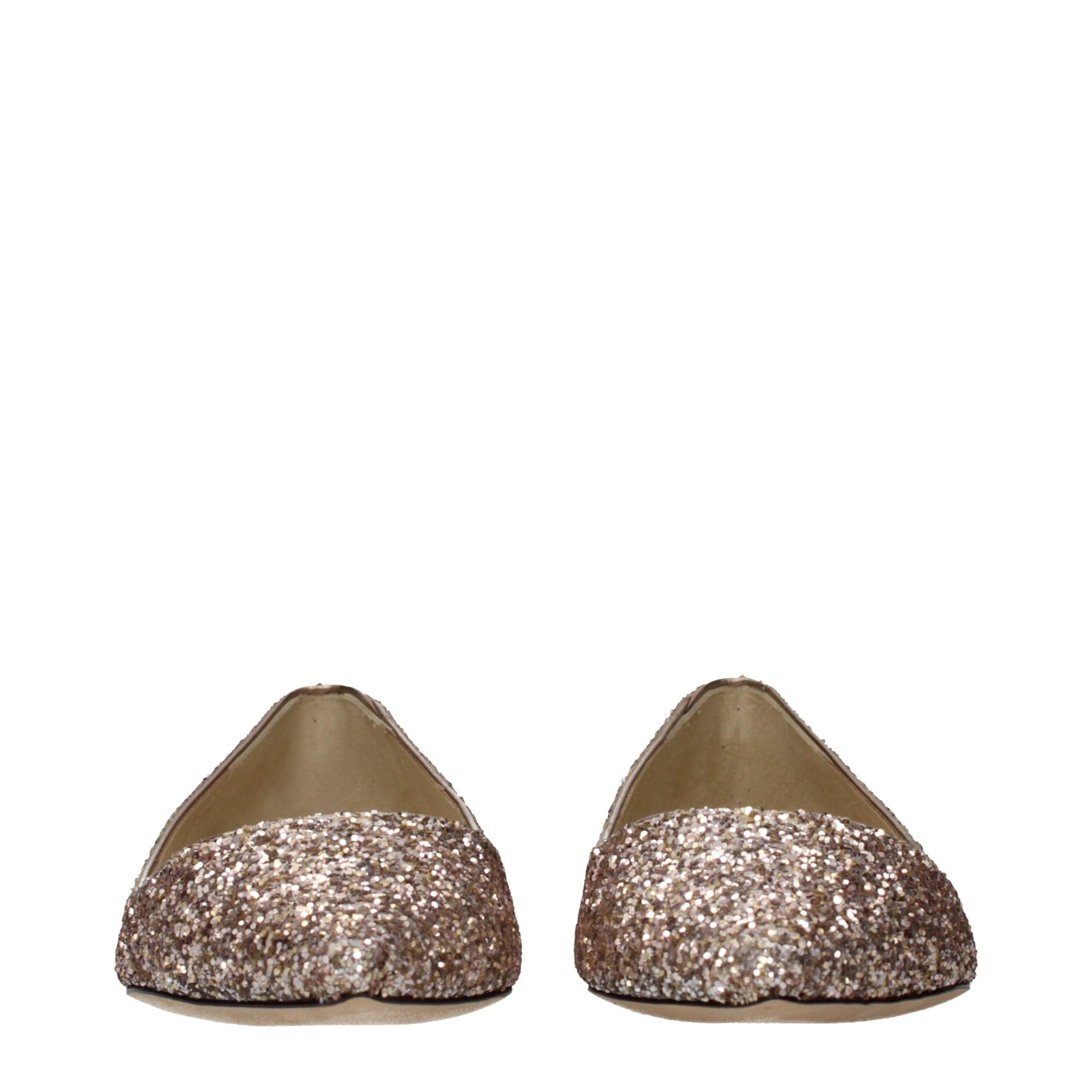 Pink Plastic Ballet Flats