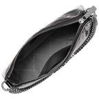 Black Canvas Clutch Bag