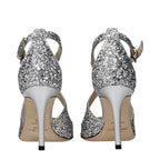 Gray Plastic Strap-On Sandals