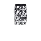 Black Cotton Mini Skirt