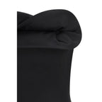 Black Fleece Wool Corset