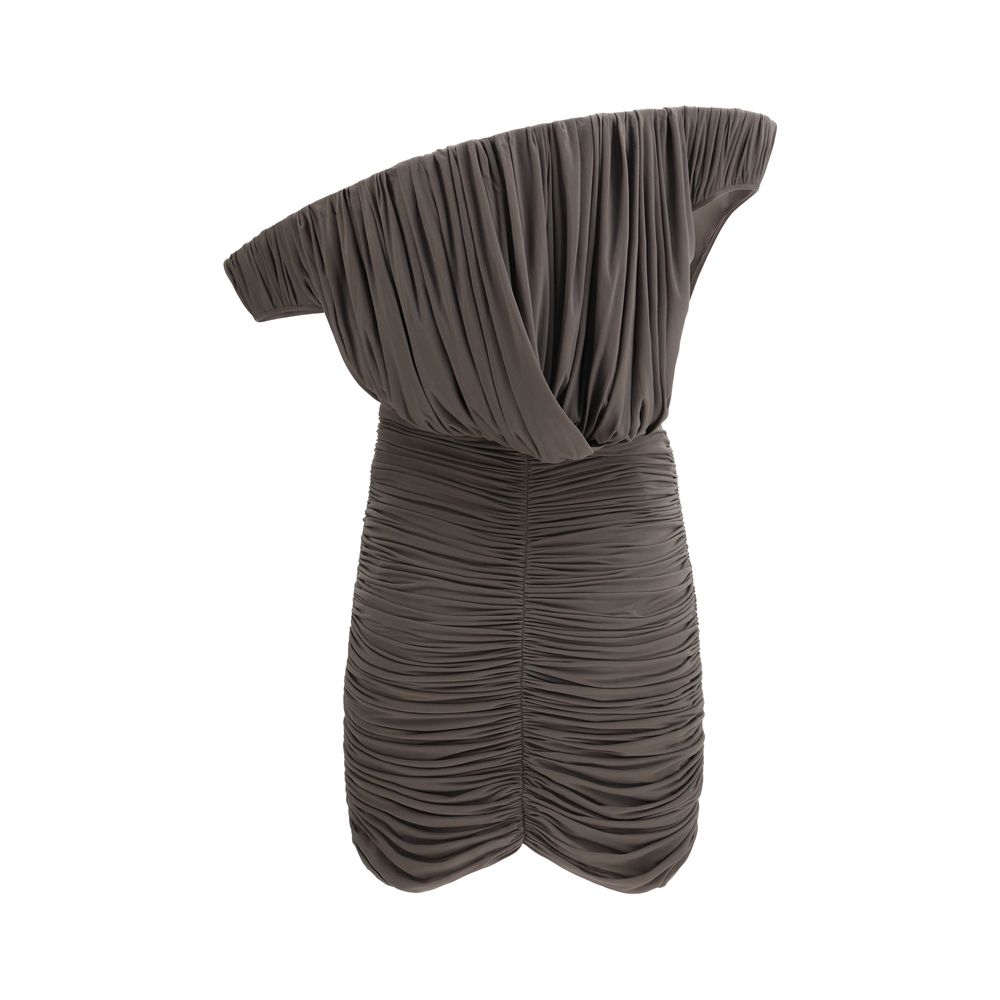 Brown Copper Casual Dress