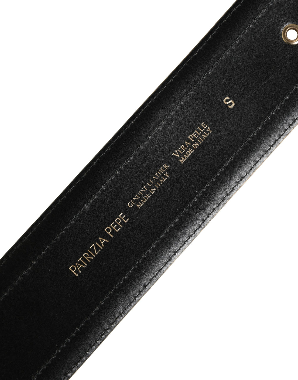 Gray Genuine Leather Square Silver Metal Buckle Belt