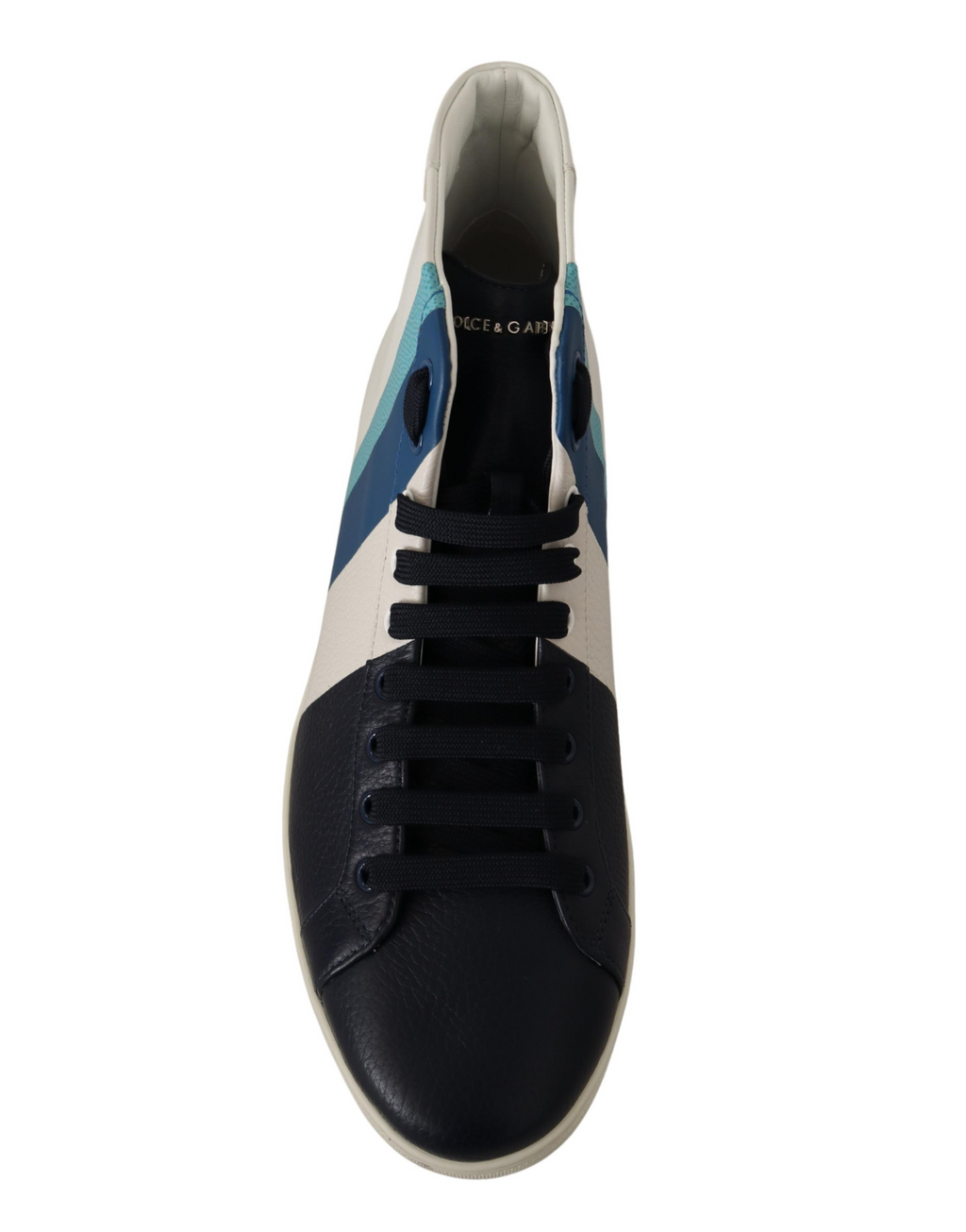 Multicolor Leather Mid Top Sneakers Shoes