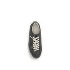 Gray Calf Leather Bos Taurus Low Top Sneakers