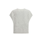 White Linen T-Shirt