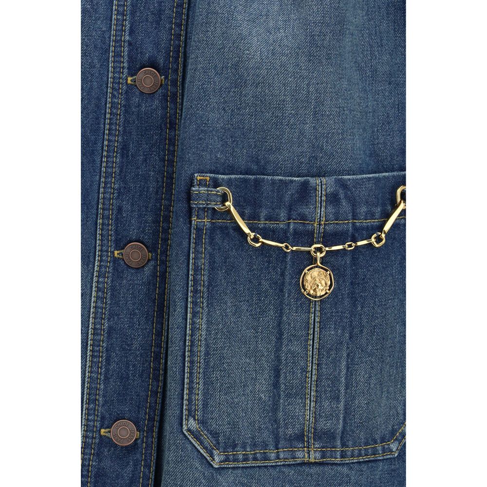 Blue Cotton Denim Jacket