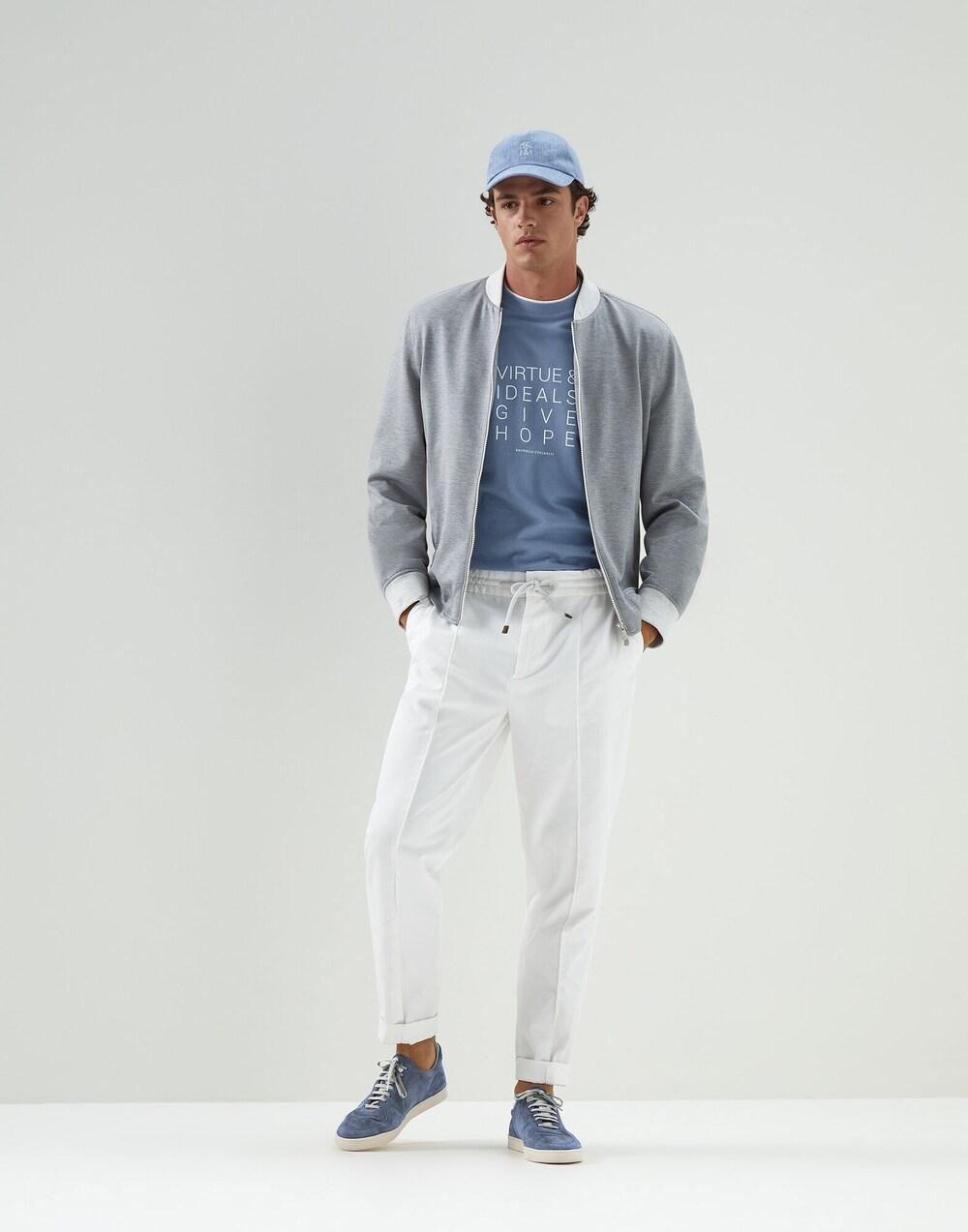 Bicolor Cotton T-Shirt