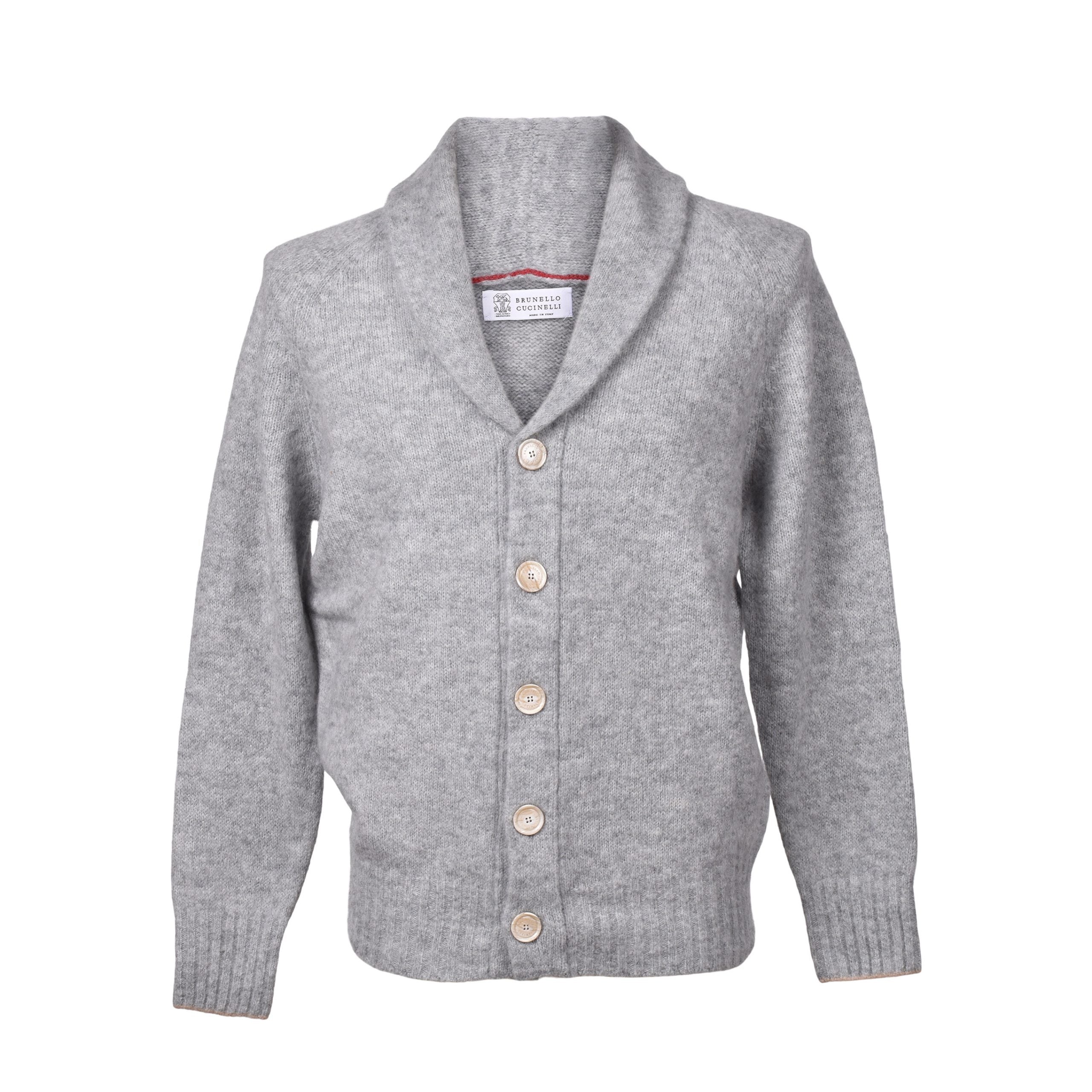 Bicolor Polyamide Cardigan