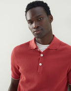 Orange Cotton Polo Shirt