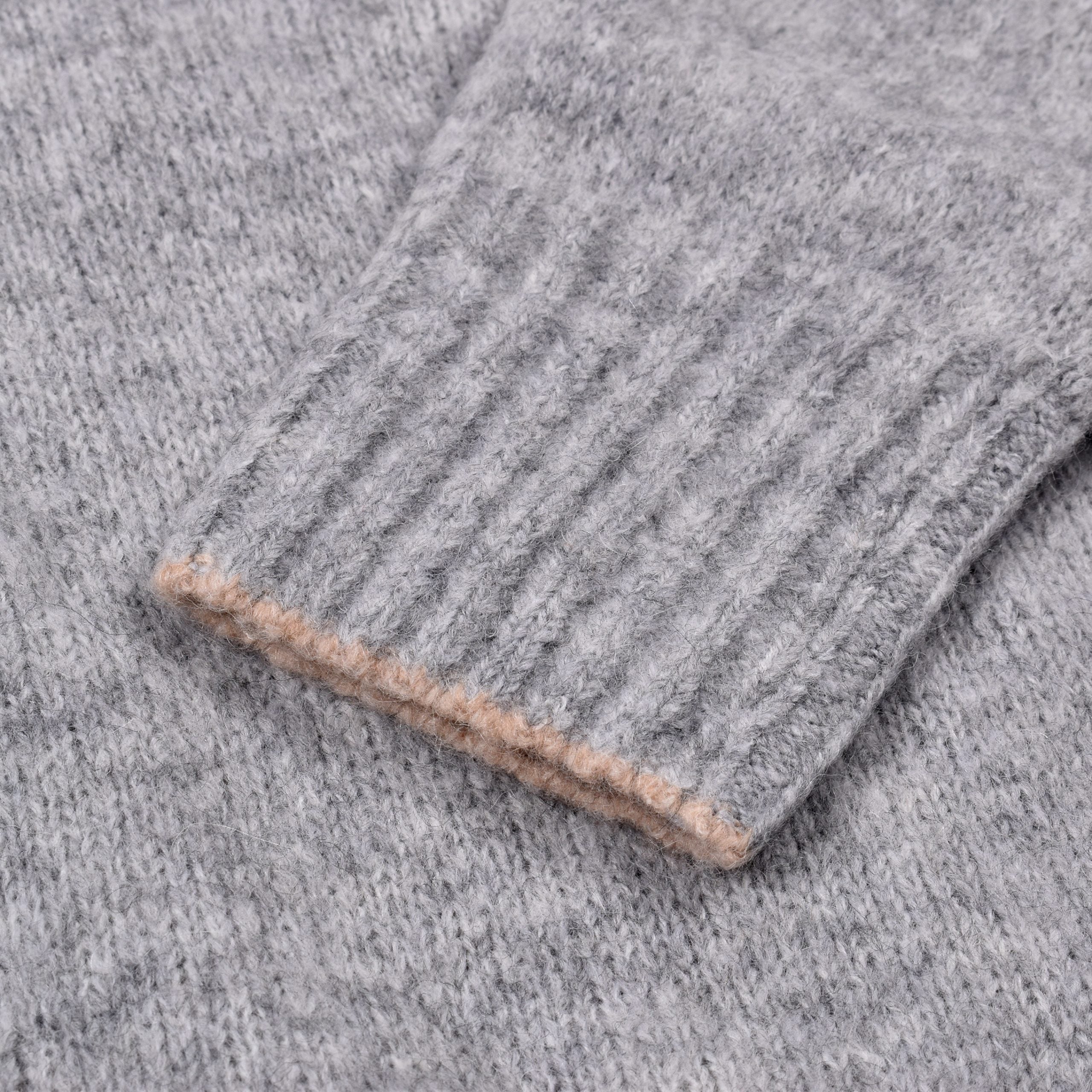 Bicolor Polyamide Cardigan