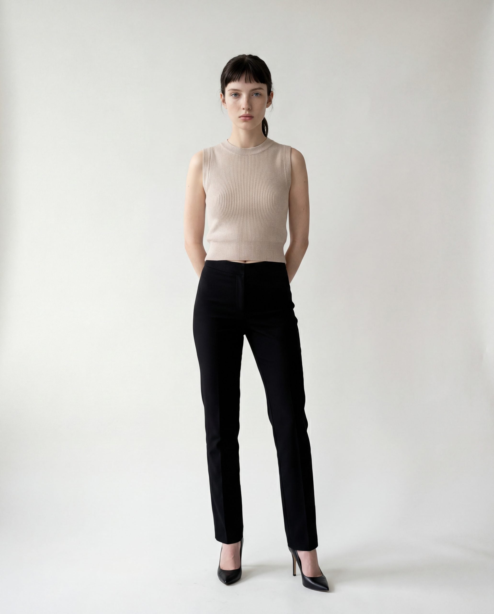 Beige Cashmere Sweater