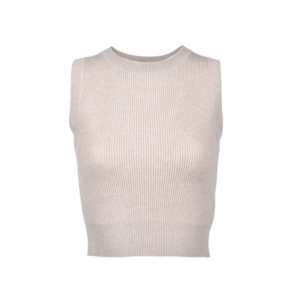 Beige Cashmere Sweater