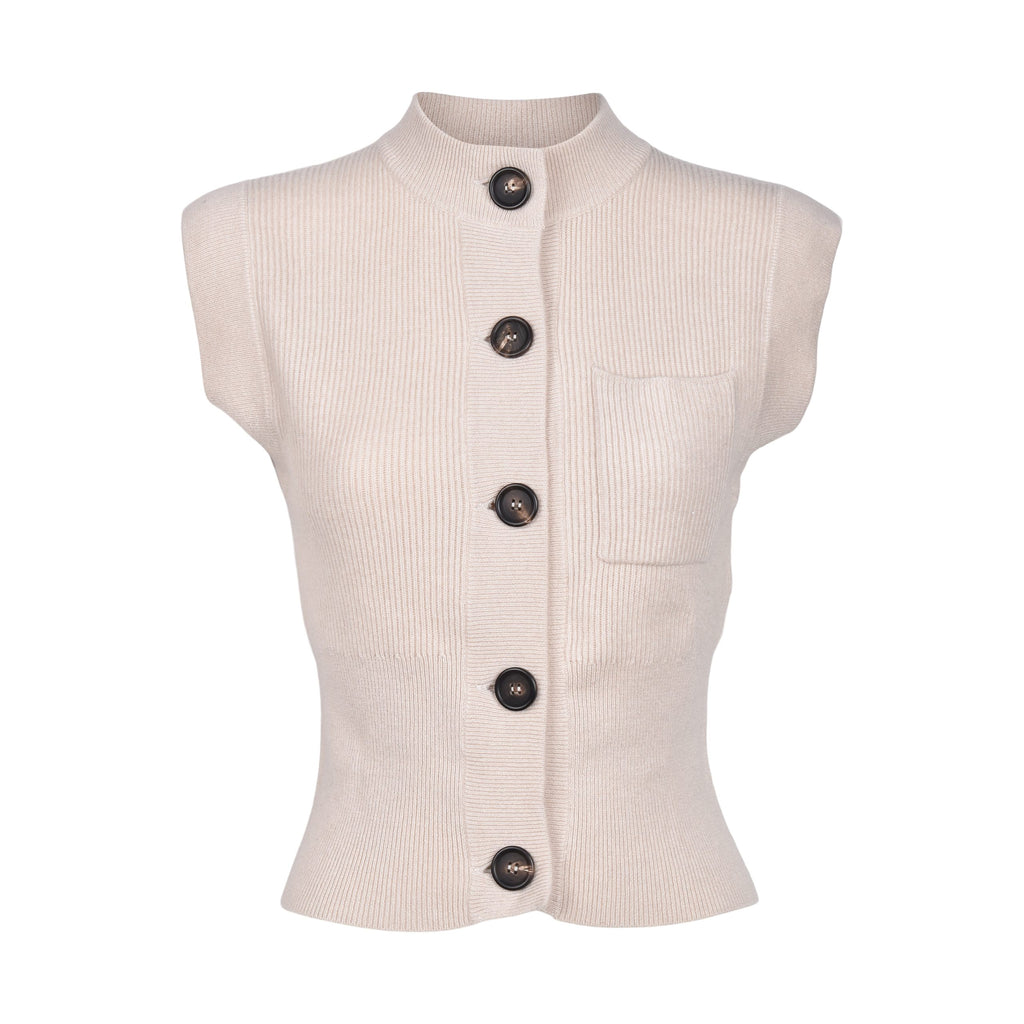 Beige Cashmere Sweater