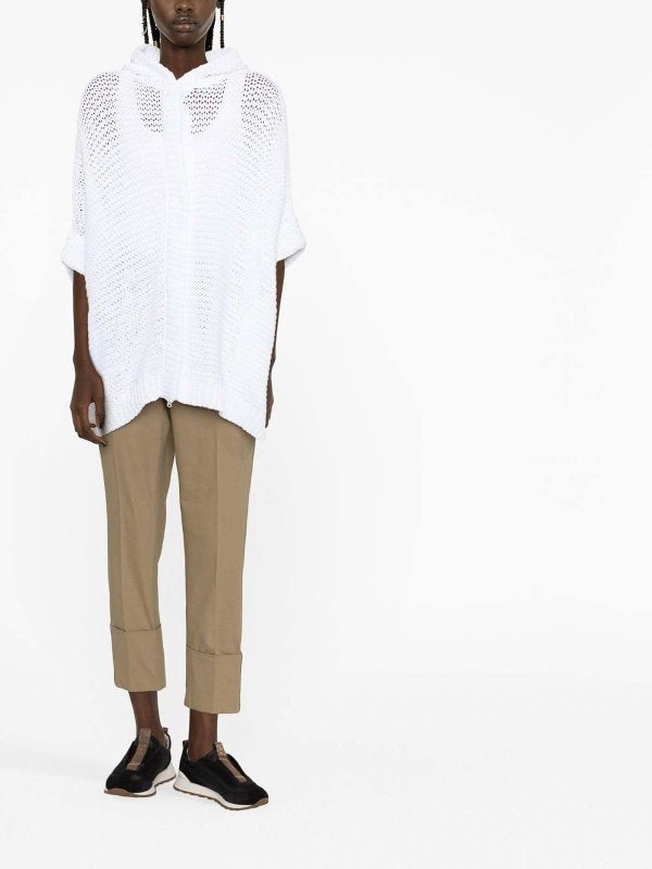 White Cotton Shell Jacket