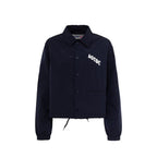 Blue Polyester Shell Jacket