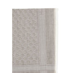 Beige Wool Scarf