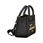 Black Cotton Women Handbag