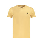 Beige Cotton Men T-Shirt