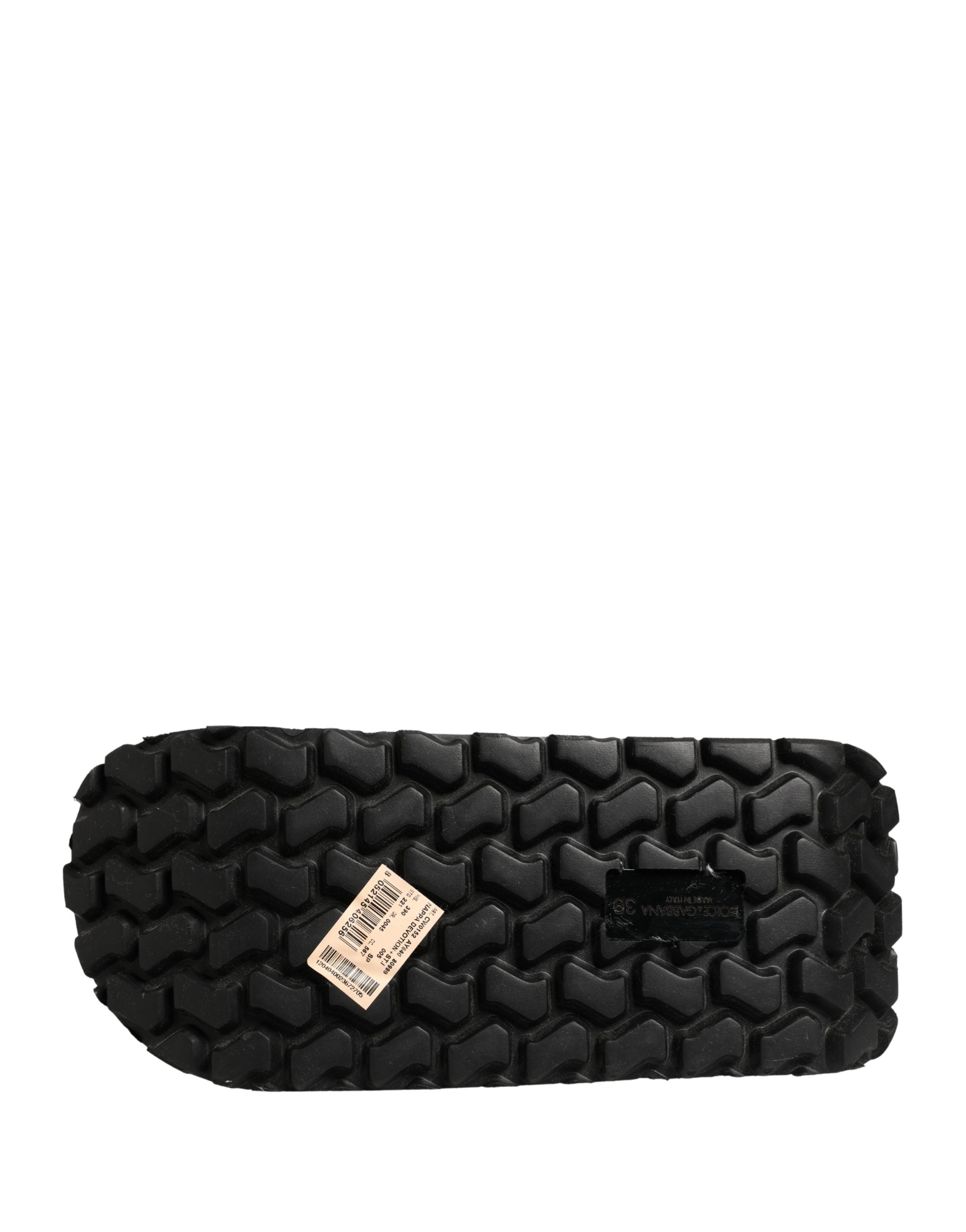 Multicolor Rubber Chunky Flip Flop Shoes