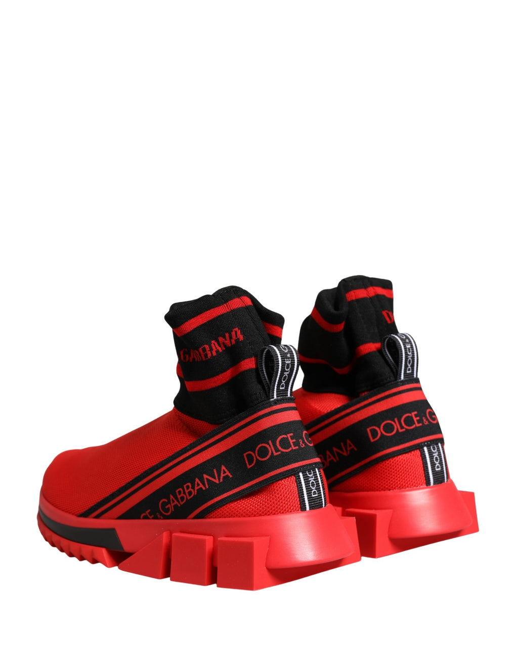 Red Black Sorrento Socks Sneakers Shoes