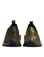 Gold Glitter Leopard Sorrento Sneakers Shoes